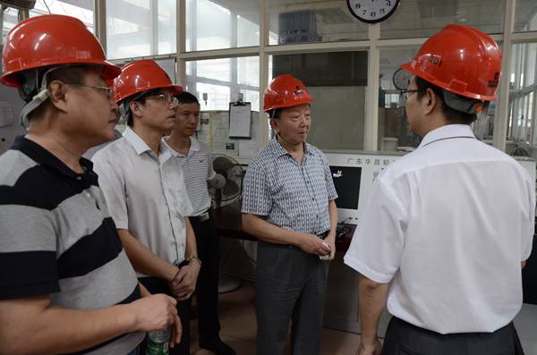 南海建设天下着名品牌树模区验收组莅临我司考察