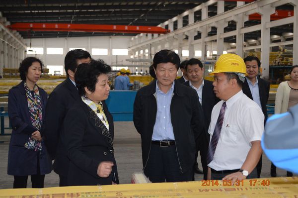 省委常委、无锡市委书记黄莉新、徐州市委书记曹新平一行莅临我公司考察