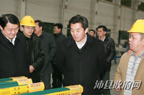 沛县县长等向导到我公司调研