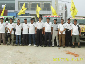 “伟昌铝材猎人车队”抵达mg冰球突破山东分厂