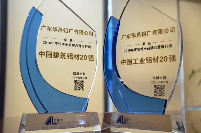 【mg冰球突破声誉】热烈祝贺mg冰球突破铝业荣获“中国工业铝材20强”和“中国修建铝材20强”两项大奖